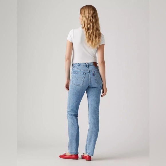 LEVI’S 501 Slim Straight High Rise Jeans Size 29 - Picture 1 of 6